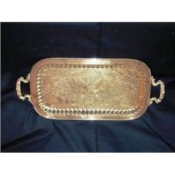 Leonard Silver Co., 24" Double Handled Footed Tray