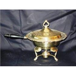Ornate Silver Plate Chaffing Dish