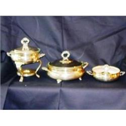 3 Pcs. Silver Plate