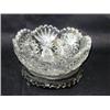 Image 1 : American Brilliant 8" Cut Glass Bowl