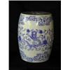 Image 1 : Oriental Porcelain Blue & White Garden Pedestal,