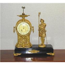 French Figural Ormulu Chiming Clock