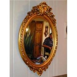 Louis XV Style Gold Gilt Wall Mirror