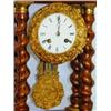 Image 2 : Vintage French Inlaid Brass Chiming Pendulum Table Clock