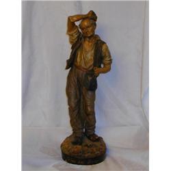 Amphora "Fin du Tour" Peasant Man