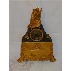 French Bronze Dore Chiming Clock