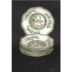 (6 pcs.) "The Indian Tree" Bone China Finger Dishes