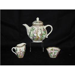 (3 pcs.) "The Indian Tree" Bone China Tea Service