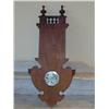Image 2 : Victorian Walnut Barometer & Thermometer