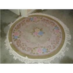 Round Chinese Full Cut Rug