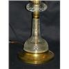 Image 2 : Cut Glass & Brass Table Lamp