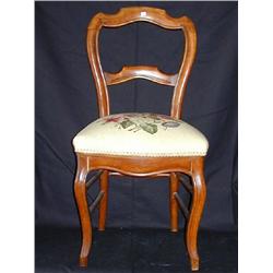 French Needle Point Side Chair