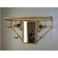 French Gold Gilt Hat/Coat Rack