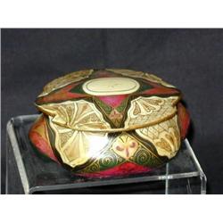Austria Hand Painted Alhambra Lidded Porcelain Box