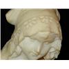 Image 2 : Alabaster 8 3/4" Bust of Young Woman