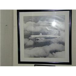 (3) Marine Corps Framed Airplane Pictures