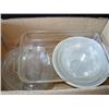 Image 1 : Box: Baking Dishes & Glass Mixing Bowls