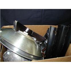 Box: Kitchen Wares; Wok; Coffee Carafee