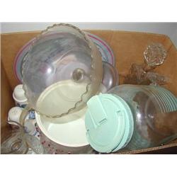 Box:  Compote; Decanters; Sun Tea Jar