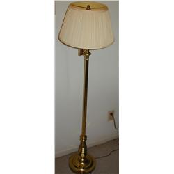 Brass Floor Lamp; 54" tall