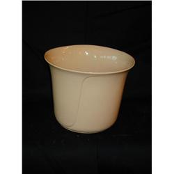 Pair of Pink 14" Flower Pots, Marked New England Pottery