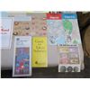 Image 10 : Multiple Books: World Time Chart, Hong Kong, Maps, Tokyo Subway Guide, etc