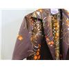 Image 4 : Haleaka Fashions Hawaii Aloha Shirt Brown & Orange w/ Front Pocket