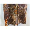 Image 5 : Haleaka Fashions Hawaii Aloha Shirt Brown & Orange w/ Front Pocket