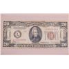 Image 1 : USA $20 Federal Reserve Note Stamped Hawaii Series of 1934