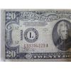 Image 3 : USA $20 Federal Reserve Note Stamped Hawaii Series of 1934