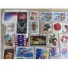 Image 2 : Qty 120+ USA Stamps: American Samoa, Coal Car, Audie Murphy, Christmas, Flag, etc