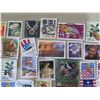 Image 3 : Qty 90+ USA Stamps: Audrey Hepburn, Christmas, Olympics, Canoes, Airplanes, etc