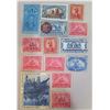 Image 1 : Qty 14 USA Stamps: Cigarettes, Lewis & Clark, US War Savings, Boston Tea Party, etc