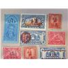 Image 2 : Qty 14 USA Stamps: Cigarettes, Lewis & Clark, US War Savings, Boston Tea Party, etc