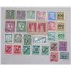 Image 1 : Qty 27 Deutsche Stamps: Knights on Horseback, People, Eagle, etc