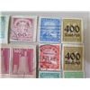 Image 3 : Qty 27 Deutsche Stamps: Knights on Horseback, People, Eagle, etc