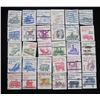 Image 1 : Qty 30 USA Transportation Stamps, Misc Denominations