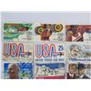 Image 2 : Qty 25+ USA Air-Mail Stamps, Misc Denominations