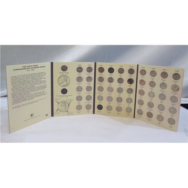 Fifty State Commemorative Quarter Series 1999-2008 (incomplete)