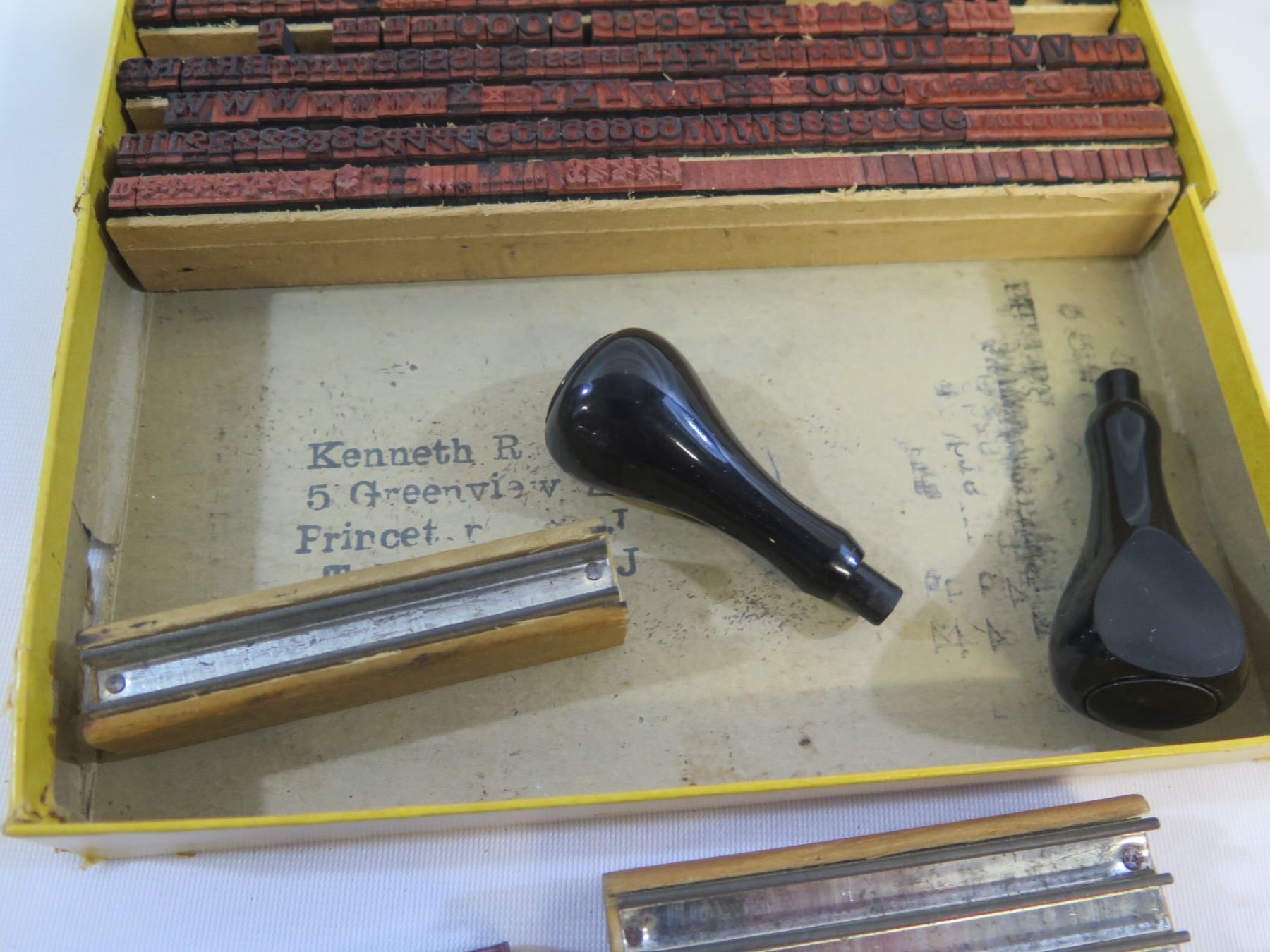 Vintage Lettering Stamp Kit, Slide Binders & Accessories
