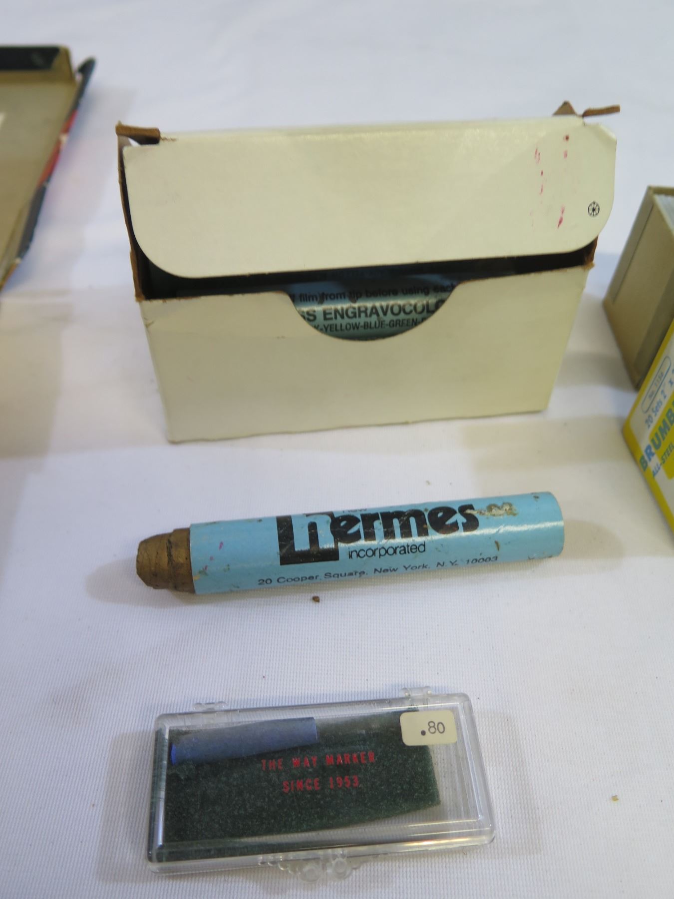 Vintage Lettering Stamp Kit, Slide Binders & Accessories - Oahu Auctions