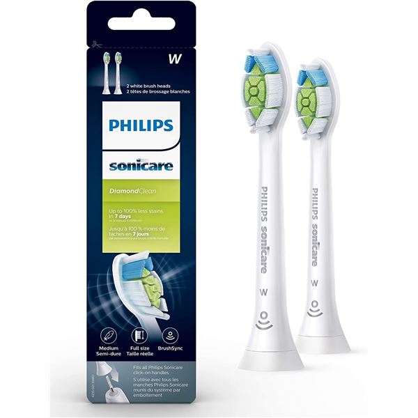 NEW 2 PACKS OF (2) PHILIPS SONICARE WITH DIAMOND