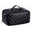 Image 1 : LARGE CAPACITY BLACK MAKEUP BAG