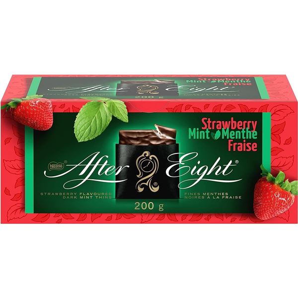 4 NEW BOXES OF STRAWBERRY MINT AFTER EIGHT 200G