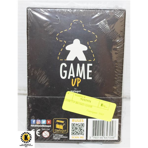 GAME UP BOARD GAME