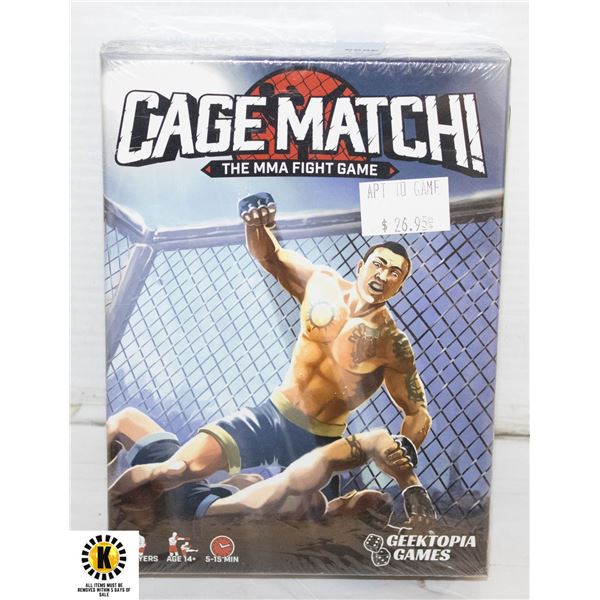 CAGE MATCH BOARD GAME