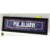 Image 1 : EDMONTON OILERS PULJUJARVI FRAMED SIGN