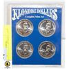 Image 1 : 1982 KLONDIKE DOLLARS COMPLETE 4 COIN SET