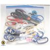 Image 1 : 32-BAG OF 16 PAIR ASSORTED SCISSORS