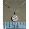 Image 1 : 25-50 CM BOX CHAIN WITH 1.25 CT CUBIC ZIRCONIA